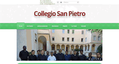 Desktop Screenshot of pontificiocollegiosanpietro.com